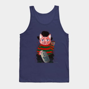 MANEKI NEKO COMING TO YOU PARODY HORROR HALLOWEEN 2019 Tank Top